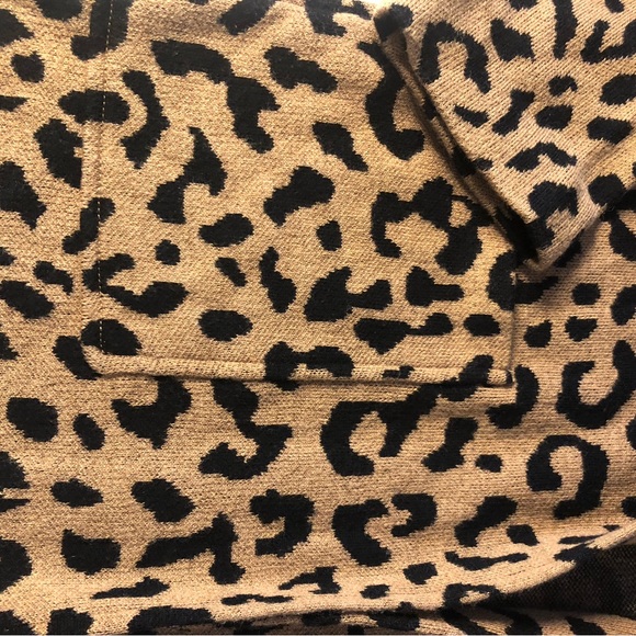 JCrew  Leopard print open front Blazer size XS - Picture 6 of 7